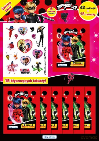 Miraculous Biedronka i Czarny Kot Stickers Multipack [FIGURKA]