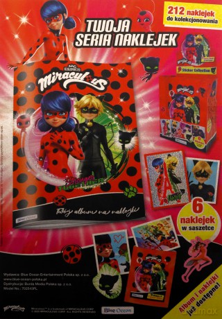 Miraculous Biedronka i Czarny Kot Stickers Multipack [FIGURKA]