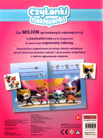 Misja ratunkowa. Superkoty. Puszysta moc. Czytanki naklejanki [KSIĄŻKA]