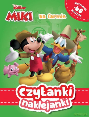 Na farmie. Junior Miki. Czytanki naklejanki [KSIĄŻKA]