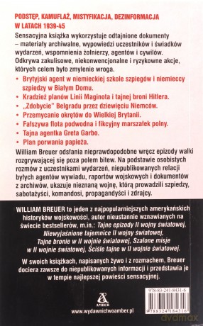 Największe oszustwa II wojny światowej wyd. kieszonkowe - William B. Breuer [KSIĄŻKA]