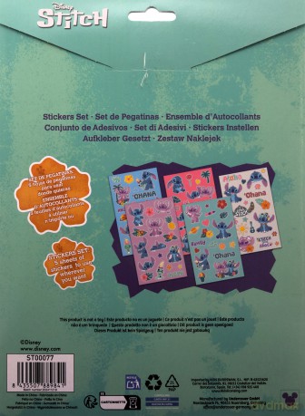 Naklejeki Stitch 92szt. ST00077