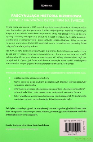Nvidia - droga do sukcesu. Jak Jensen Huang stworzył technologicznego giganta - Tae Kim [KSIĄŻKA]