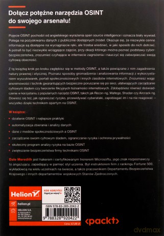 OSINT w praktyce. Jak gromadzić i analizować dane dostępne w sieci - Dale Meredith [KSIĄŻKA]
