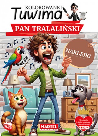 Pan Tralaliński z naklejkami. Kolorowanki Tuwima [KSIĄŻKA]