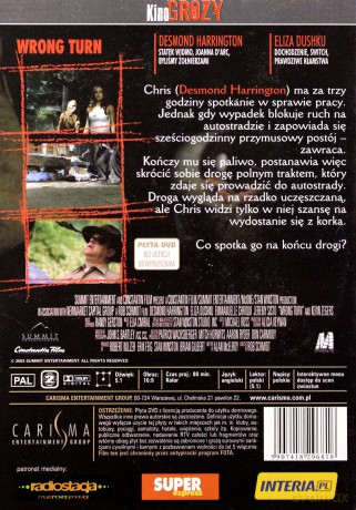 Droga bez powrotu [DVD]
