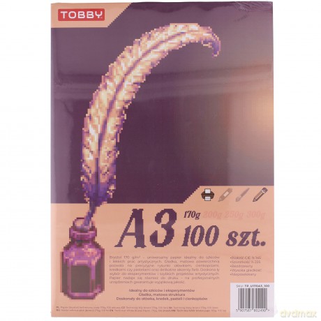 Papier Brystol A3 100 ark.170g