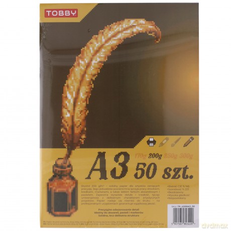 Papier Brystol A3 50 ark.200g