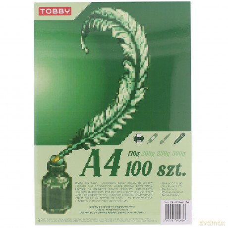 Papier Brystol A4 100 ark.170g