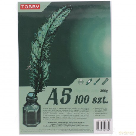 Papier Brystol A5 100 ark. 300g