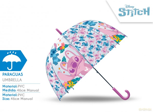 Parasolka przezroczysta Stitch 19cali ST00085