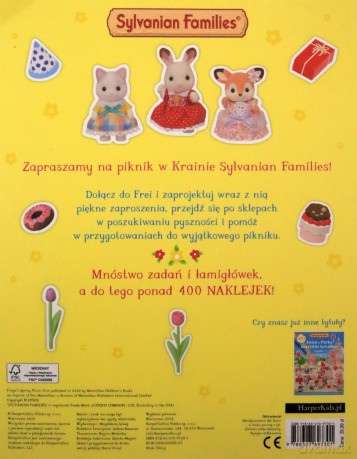 Piknik Frei. Zadania z naklejkami. Sylvanian Families [KSIĄŻKA]