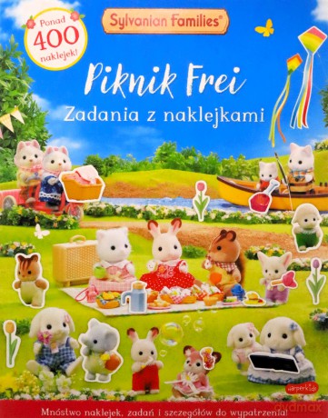 Piknik Frei. Zadania z naklejkami. Sylvanian Families [KSIĄŻKA]