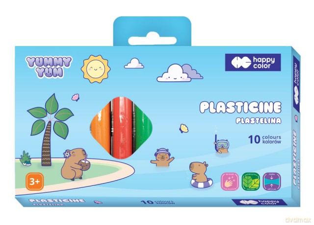 Plastelina Yummy Yum Kapibara 10 kolorów