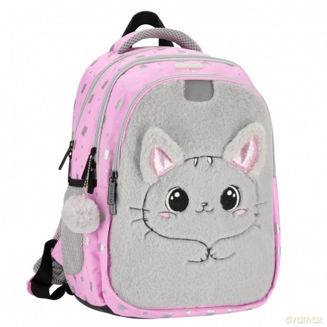 Plecak szkolny pluszowy Kitty