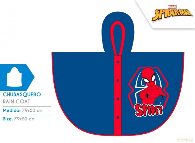 Poncho przeciwdeszczowe Spiderman M06510