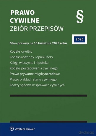 Prawo cywilne. Zbiór przepisów 2025 [KSIĄŻKA]