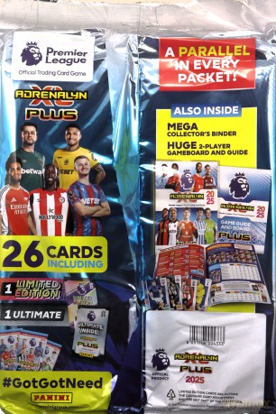 Premier League 2025 Adrenalyn XL plus starter set [FIGURKA]