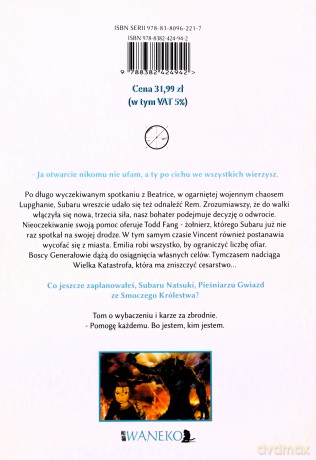 Re: Zero. Życie w innym świecie od zera. Light Novel (Tom 34) - Tappei Nagatsuki [KOMIKS]