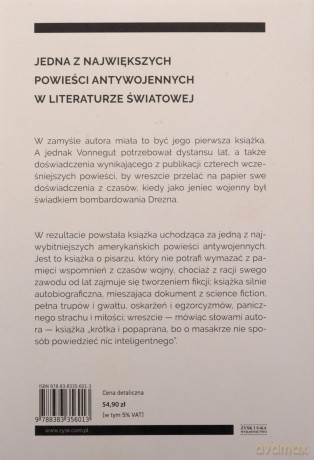 Rzeźnia numer pięć - Kurt Vonnegut [KSIĄŻKA]