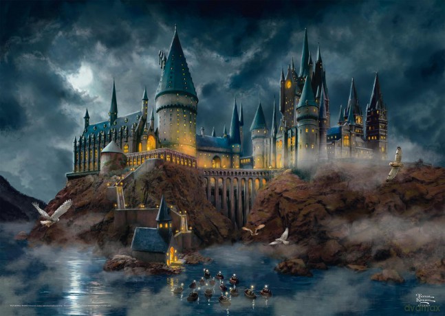 SCHMIDT 1000 el. el. THOMAS KINKADE Harry Potter: Hogwart [PUZZLE]