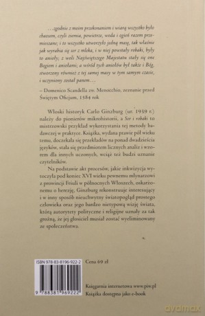 Ser i robaki wyd. 2 - Carlo Ginzburg [KSIĄŻKA]