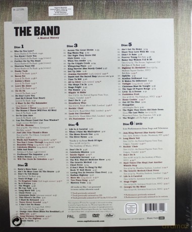 The Band: A Musical History [5CD]+[DVD]