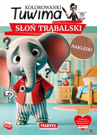 Słoń Trąbalski z naklejkami. Kolorowanki Tuwima [KSIĄŻKA]