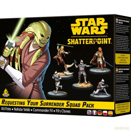 Star Wars Shatterpoint Będziesz musiał się poddać Kit Fisto dodatek [GRA]