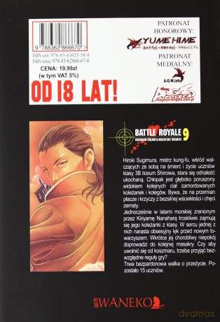 Battle Royale (Tom 9) - Koushun Takami [KOMIKS]