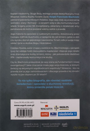 Tajemnica życia i śmierci ks. Franciszka Blachnickiego - Czesław Ryszka [KSIĄŻKA]
