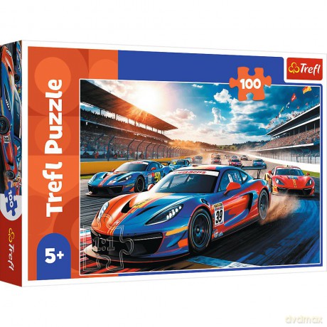 TREFL 100 el. Szybka wyścigówka 17403 [PUZZLE]