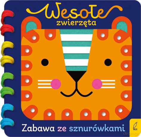 Wesołe zwierzęta. Zabawa ze sznurówkami [KSIĄŻKA]