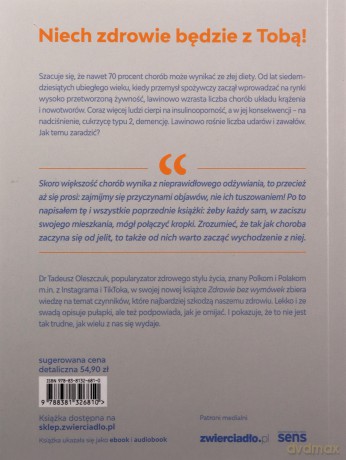 Zdrowie bez wymówek. Przewodnik po diecie, badaniach i terapii hormonalnej dla kobiet i mężczyzn - Tadeusz Oleszczuk [KSIĄŻKA]