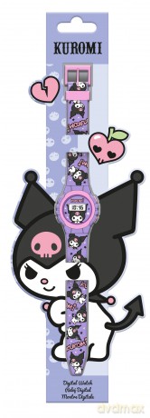 Zegarek cyfrowy KE02 ECO Kuromi KU00002