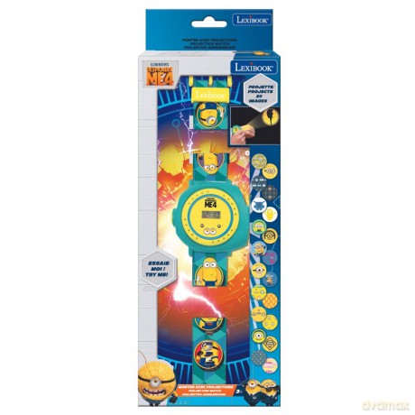 Zegarek cyfrowy z projektorem Minionki Lexibook DMW050DES