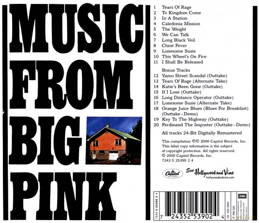 The Band: Music From The Big Pink [CD]