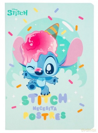 Zeszyt A5 60k.linia Disney Fashion Stitch pastel wzór 4
