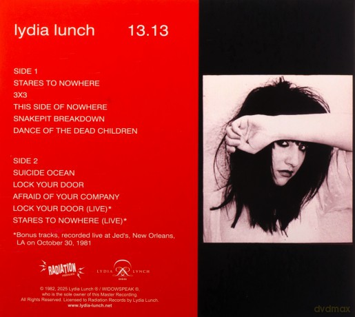 Lydia Lunch: 13.13 (+Obi) (Digi) [CD]