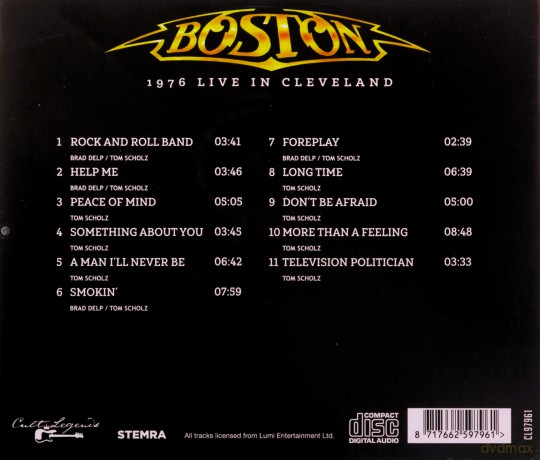 Boston: 1976 Cleveland [CD]