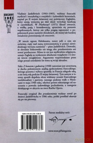 Bez przebaczenia - Vladimir Jankelevitch [KSIĄŻKA]