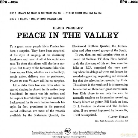 Elvis Presley: Etranger No. 16 - Peace In The Valley (Us) (Yellow) [Winyl]