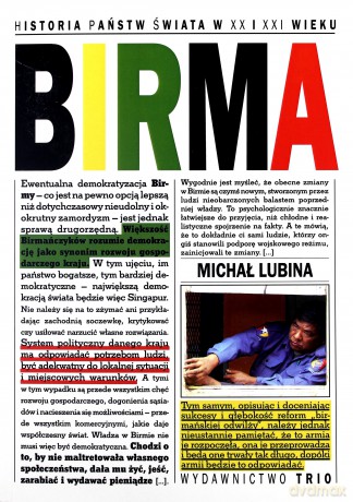 Birma. Historia państw świata XX i XXI wieku - Michał Lubina [KSIĄŻKA]