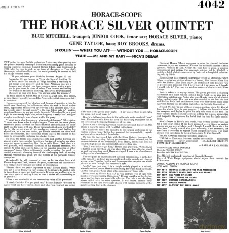 Horace Silver Quintet: Horace-Scope [Winyl]