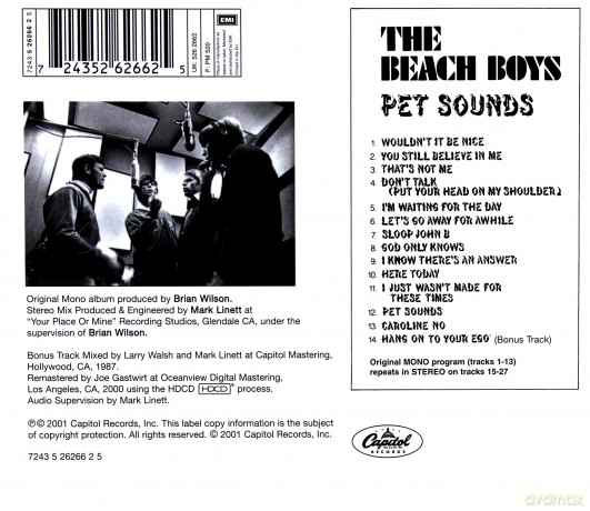 The Beach Boys: Pet Sounds Complete Album [CD]