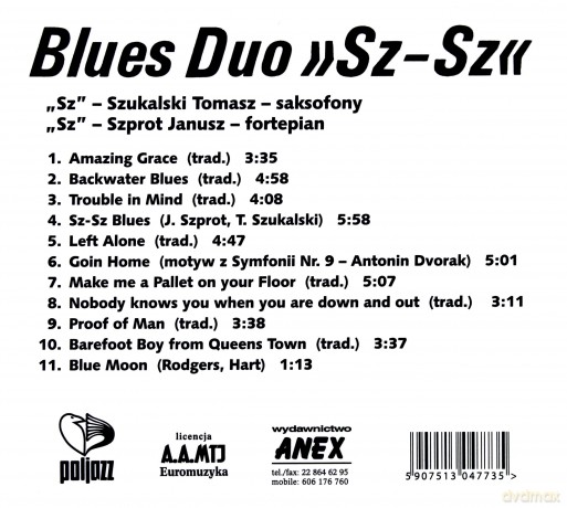 Blues Duo Sz-Sz (Digipack) [CD]