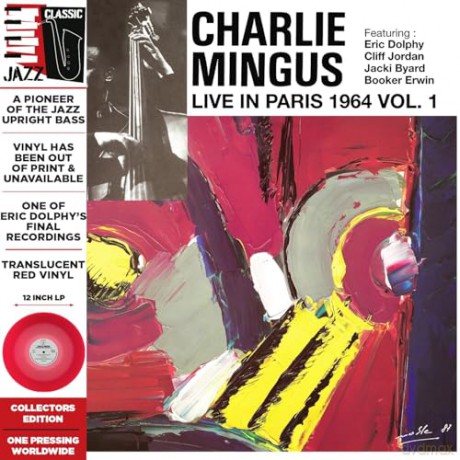 Charlie Mingus: Live In Paris Vol. 1 (Red) [Winyl]