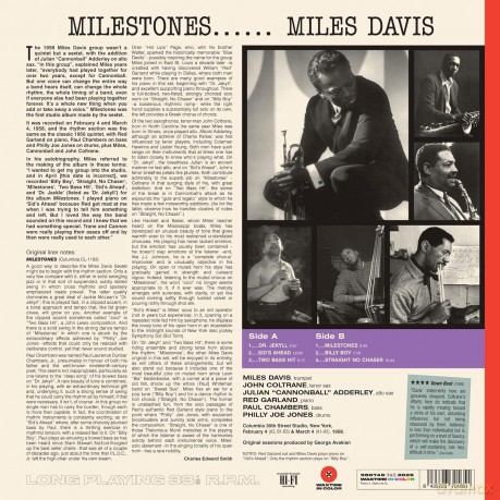 Miles Davis: Milestones (Red) [Winyl]