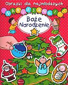 Boże Narodzenie. Obrazki dla najmłodszych. Naklejanki - Christophe Hublet [KSIĄŻKA]