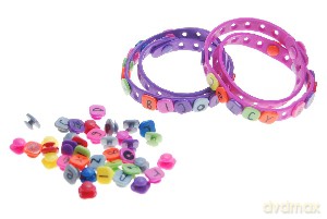 Bransoletka Jelly Bijou z literkami STN-05-03 [ZABAWKA]